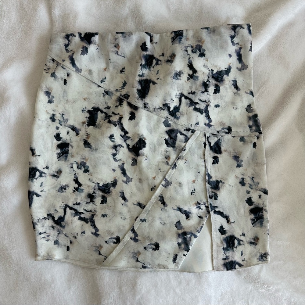 Zara Printed Mini Skirt